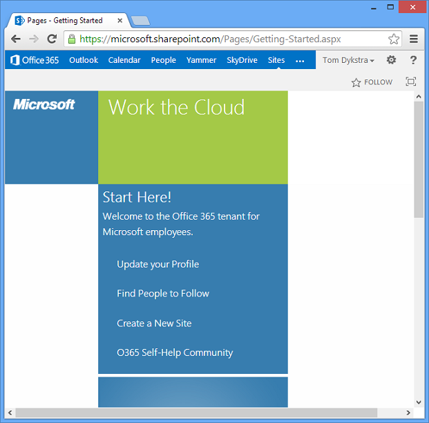 MS SharePoint site