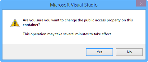 Microsoft Visual Studio warning
