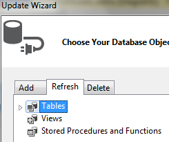 refresh tables