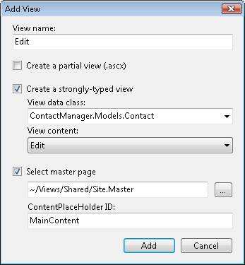 The New Project dialog box