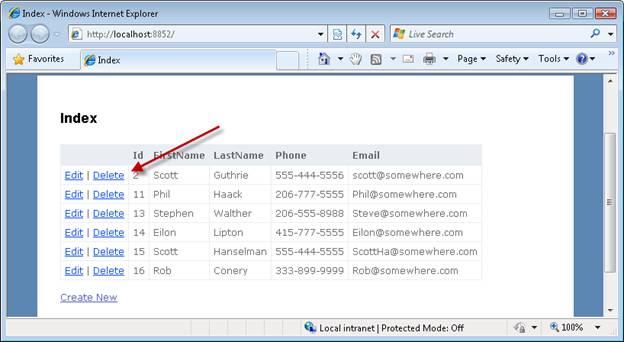 The New Project dialog box