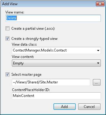 The New Project dialog box