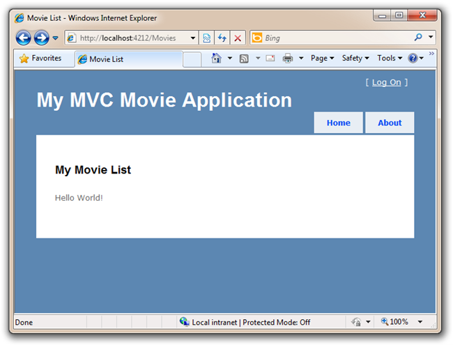 Movie List - Windows Internet Explorer