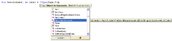 Extension Methods are Included in the IntelliSense Drop-Downs