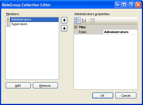 Manage the LoginView’s Role-Specific Templates Through the RoleGroup Collection Editor