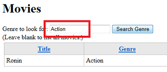 Page showing that the text box has ‘remembered’ the previous entry