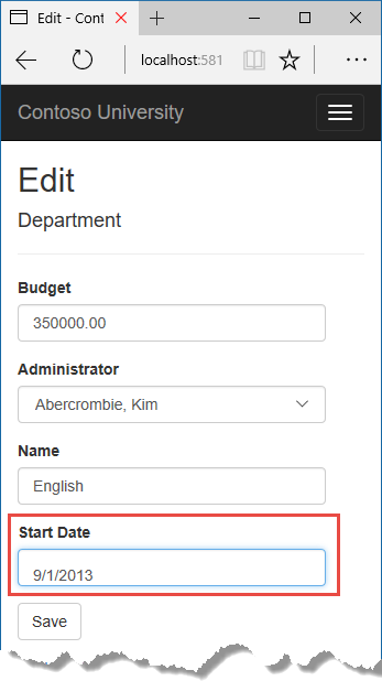 Changing start date to 2013