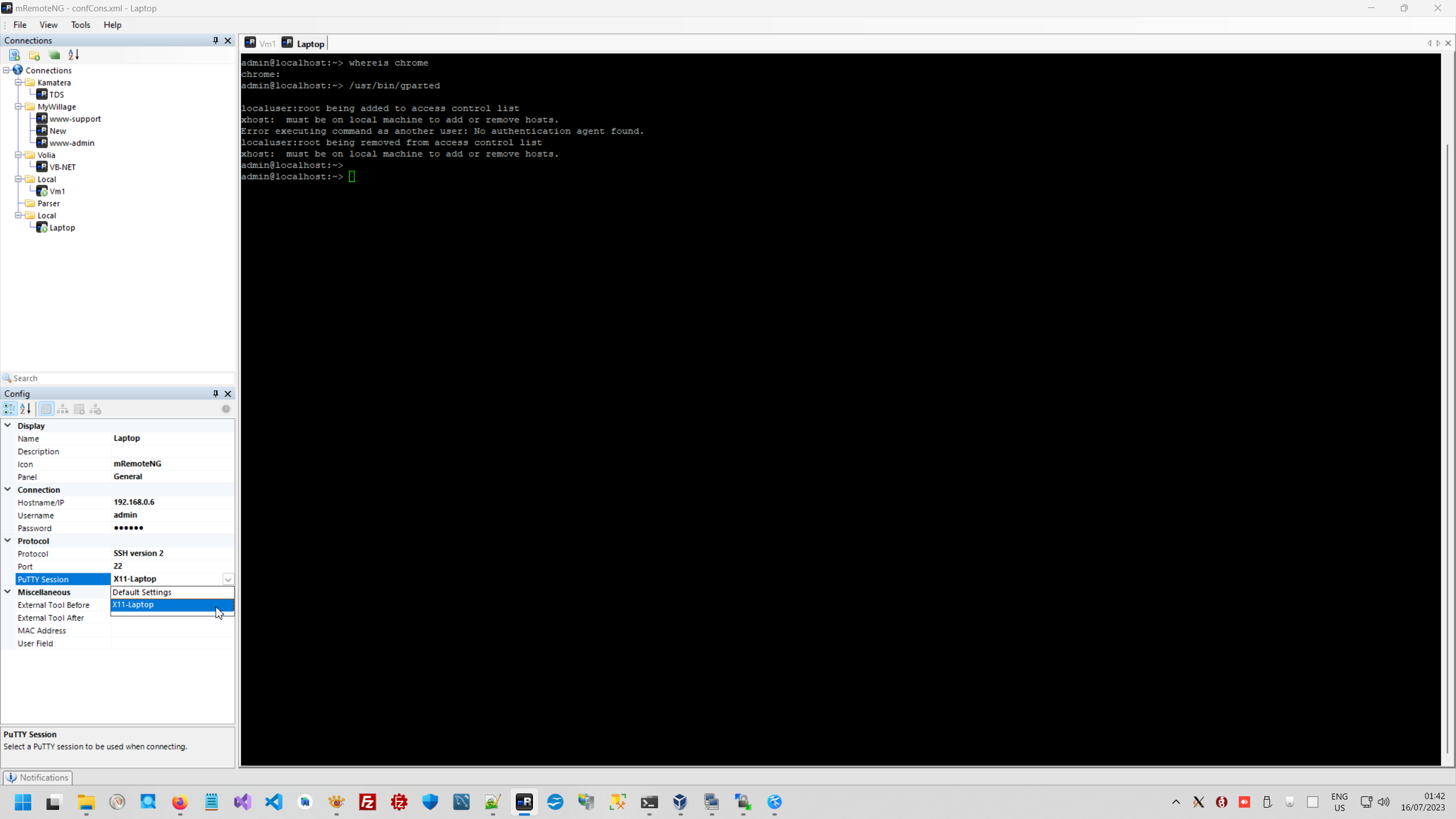 Viacheslav Eremin X11 forwarding to Windows