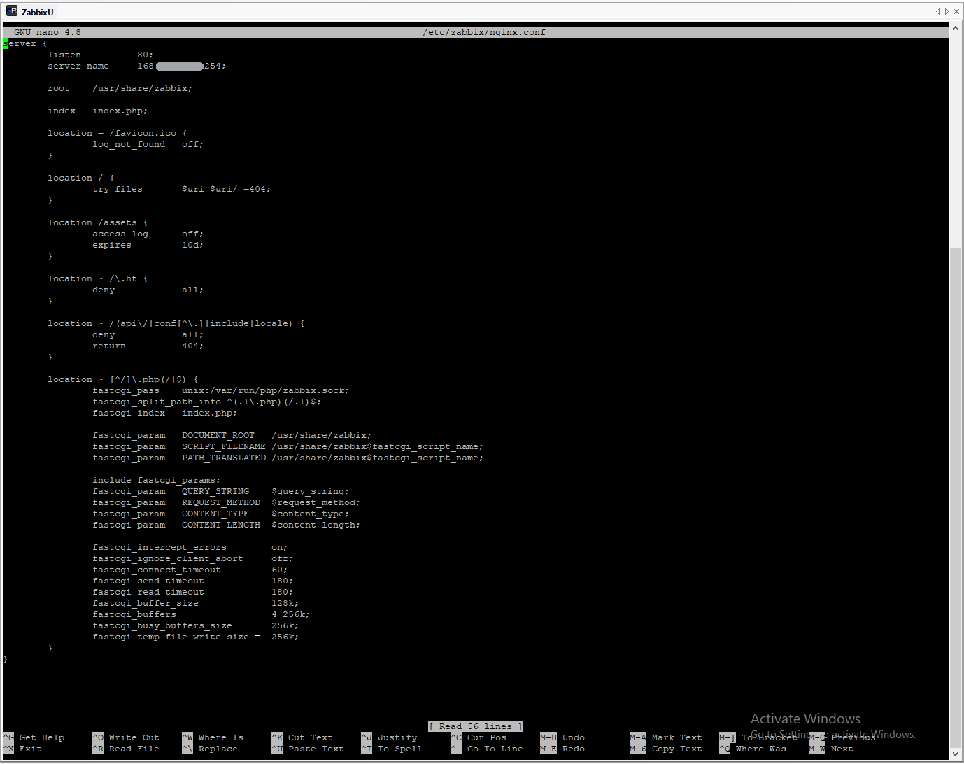 Viacheslav Eremin Install Zabbix server